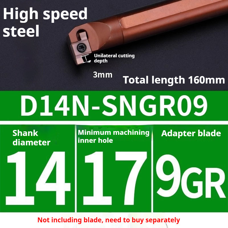 1008-CNC Bore Deep Grooving Inserts Small Hole Grooving Comma Inserts Insert Bar MB-05GR/07GR/09GR Rounded Corner Shandong Denso Pricision Tools Co.,Ltd.